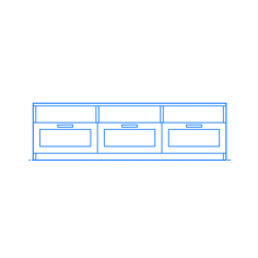 Furniture Tv Stand Ikea Brimnes Tv Storage 3 Bay Vinyl Cutting Svg File, Free Vectors File
